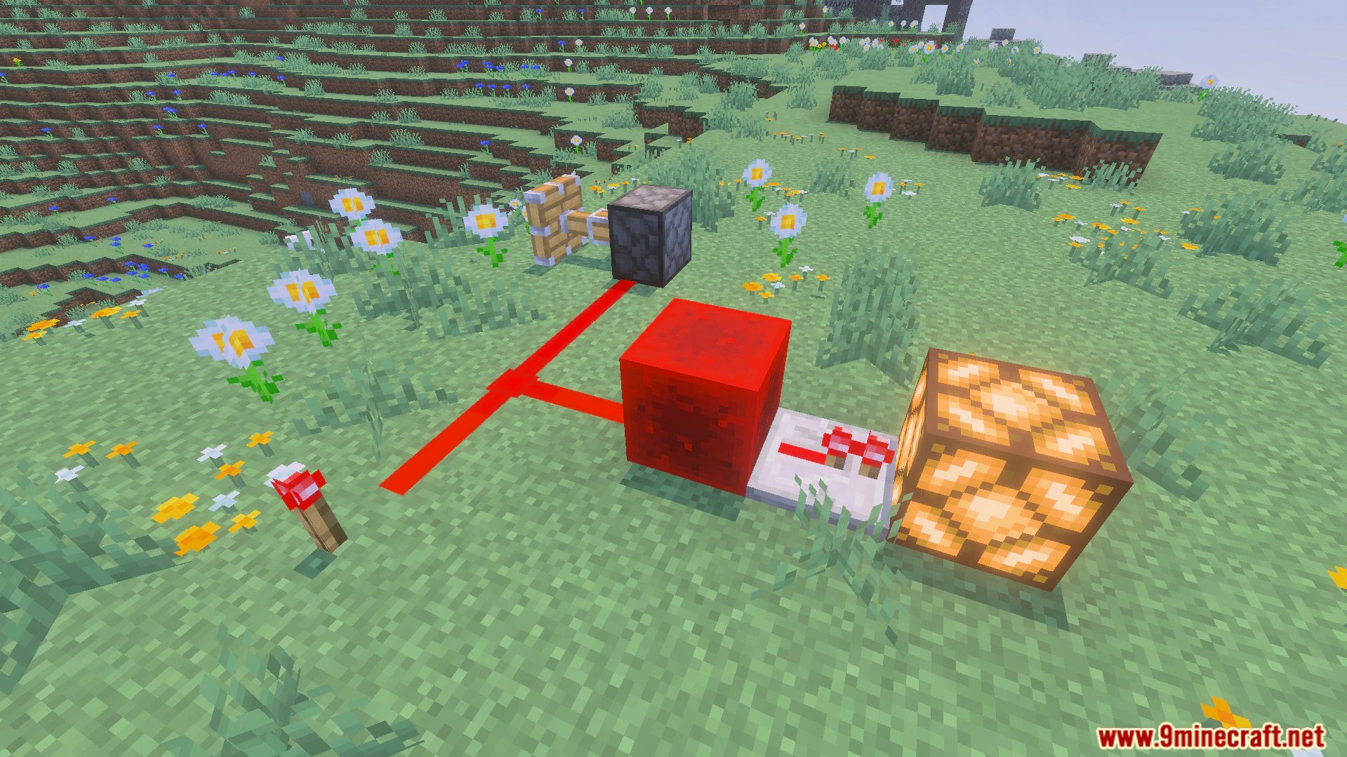 RedstoneTech Shader (1.26+) – Redstone Signal Numbers And Glowing Ores — screenshot 2