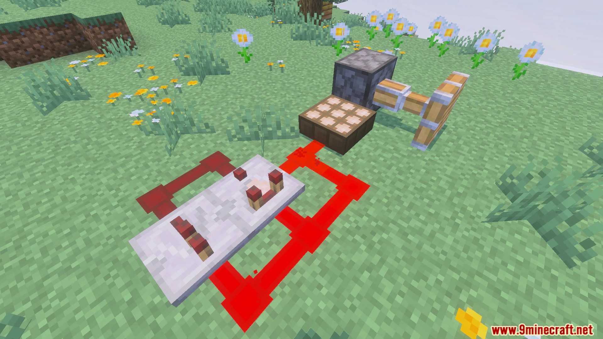 RedstoneTech Shader (1.26+) – Redstone Signal Numbers And Glowing Ores — screenshot 4