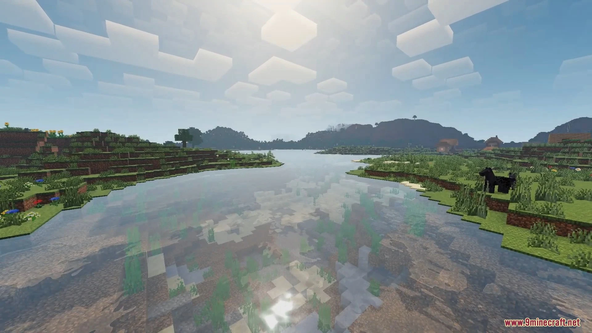 FirmamentCraft 5.0 Shader (1.26+) – Reflective Water and Glowing Ores on Mobile — screenshot 1