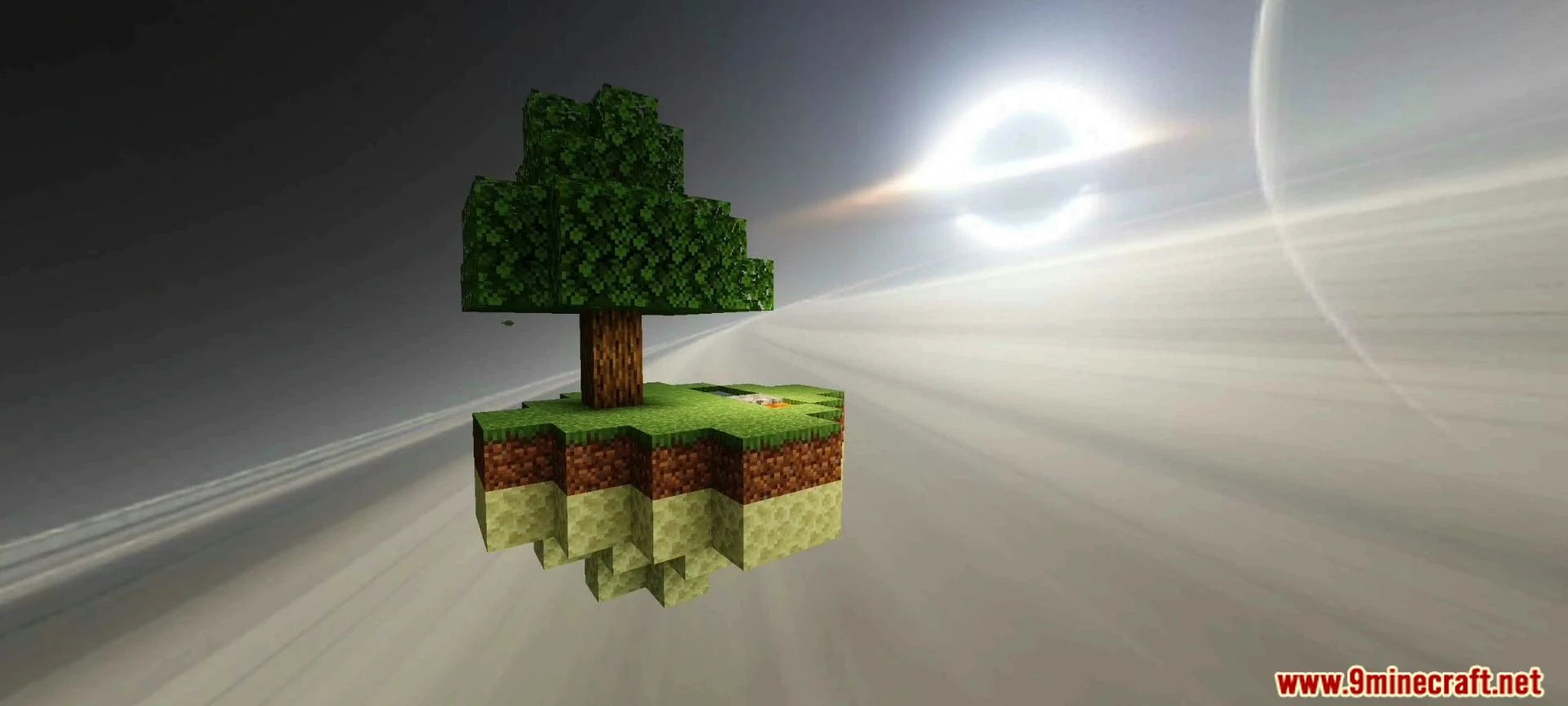 Newb X Iterationt Shader (1.26+) – Black Hole Skybox And Stylized Clouds — screenshot 1