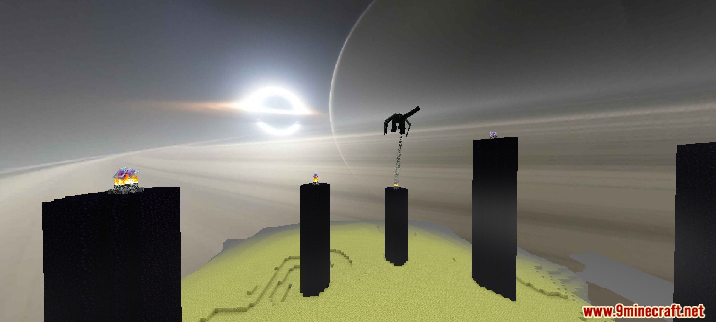 Newb X Iterationt Shader (1.26+) – Black Hole Skybox And Stylized Clouds — screenshot 8