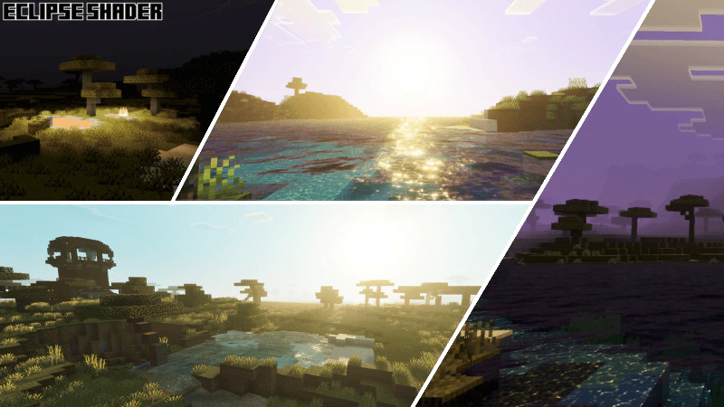 Howard Eclipse Shader (1.26+) – MCPE/Bedrock — screenshot 4