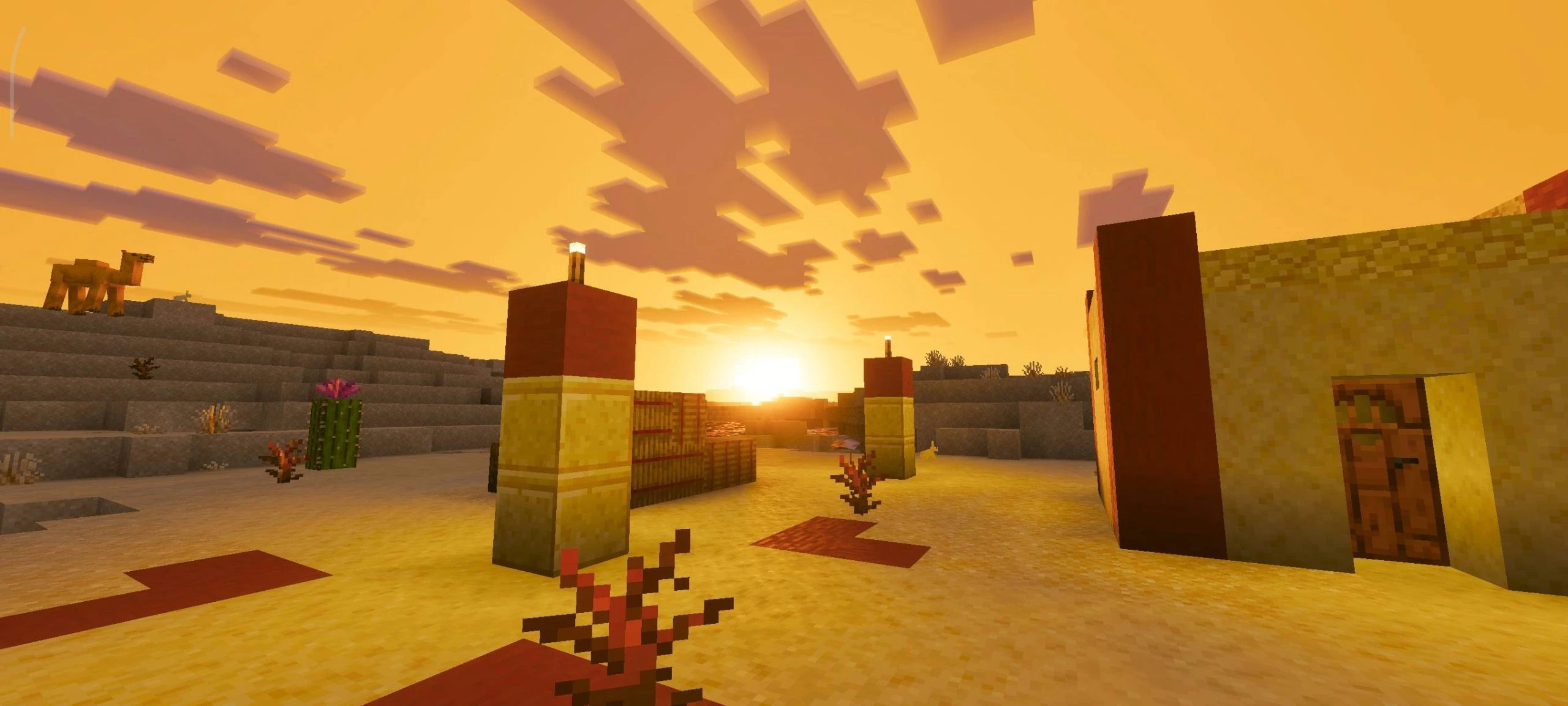 Golden Visuals Shader (1.26+) – MCPE/Bedrock — screenshot 2