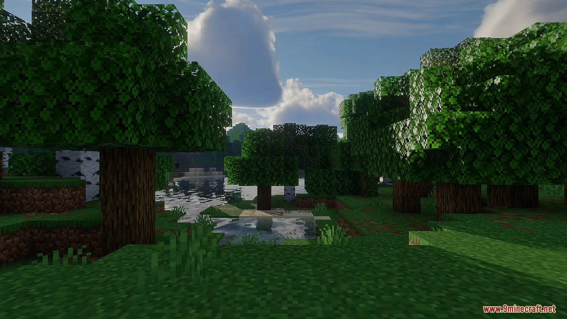 Mirai Shader (1.26+) – Sharp Water Reflections and Volumetric Clouds — screenshot 3