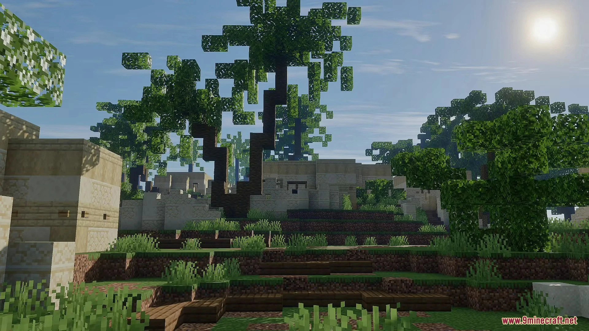 Mirai Shader (1.26+) – Sharp Water Reflections and Volumetric Clouds — screenshot 6