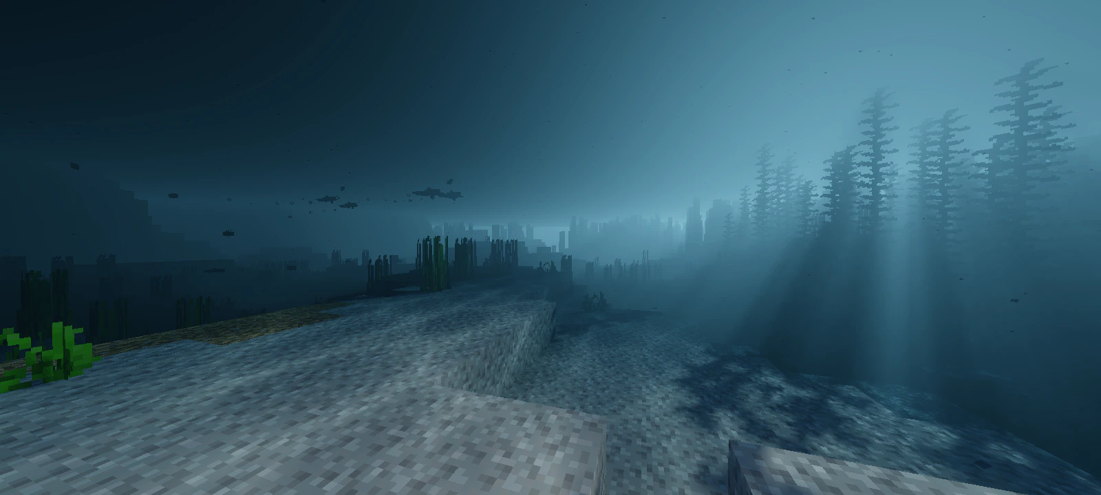 Mirai Shader (1.26+) – Sharp Water Reflections and Volumetric Clouds — screenshot 8