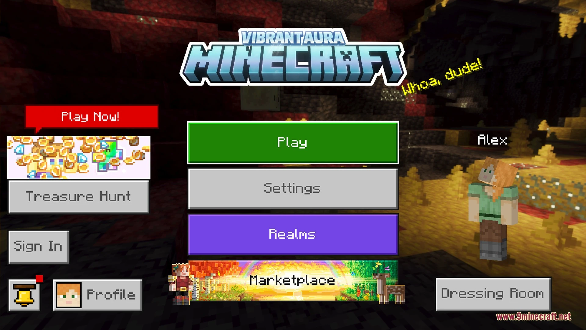 Vibrant Aura Shader (1.26+) – MCPE/Bedrock — screenshot 1