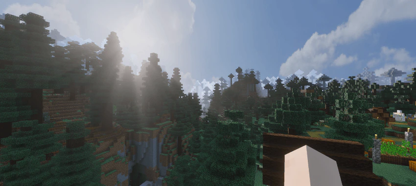 Infinity Visuals Shader (1.26+) – MCPE/Bedrock — screenshot 1
