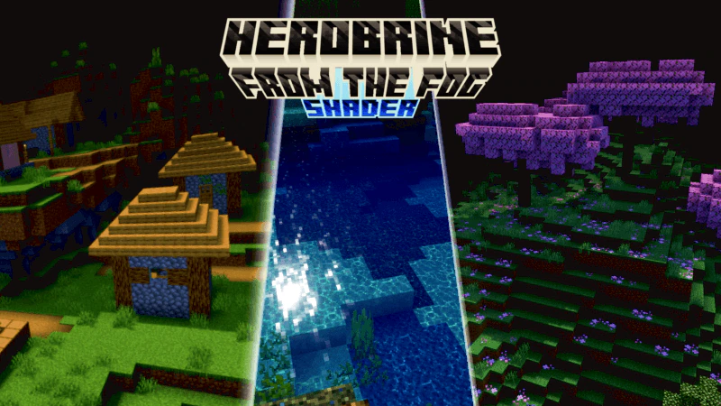 Herobrine From the Fog Shader (1.21+) – MCPE/Bedrock