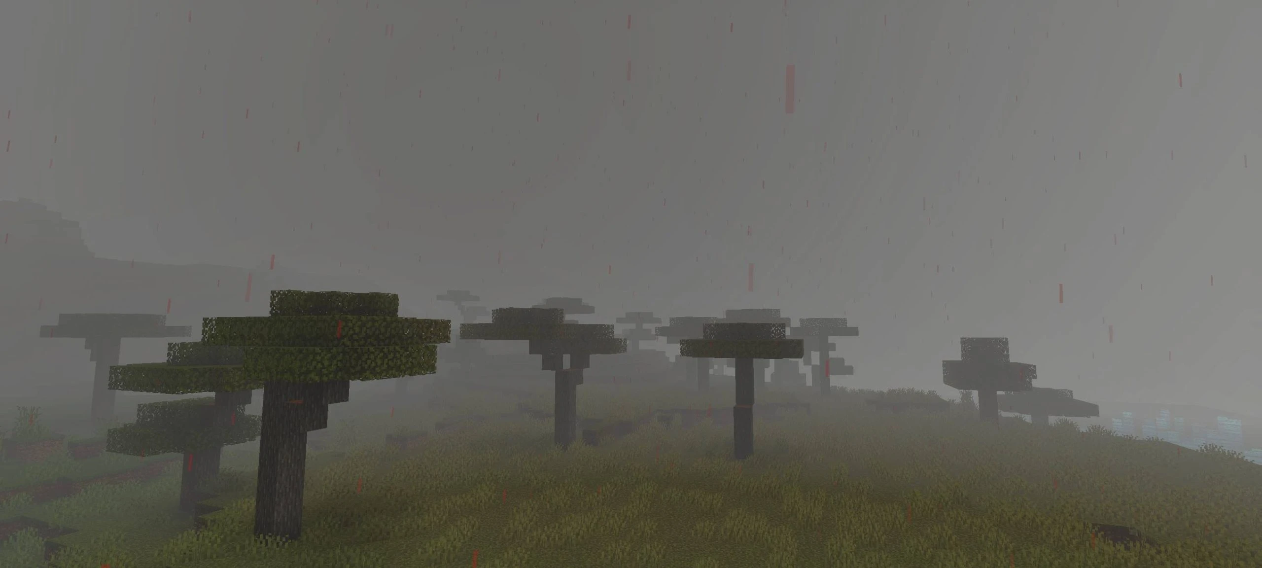 Creepypasta Shader (1.21+) – MCPE/Bedrock Mod — screenshot 1