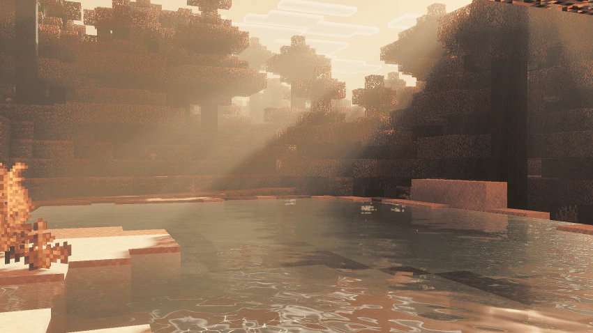 Halloween Autumn Vibrant Visuals Shader (1.21+) – MCPE/Bedrock — screenshot 4