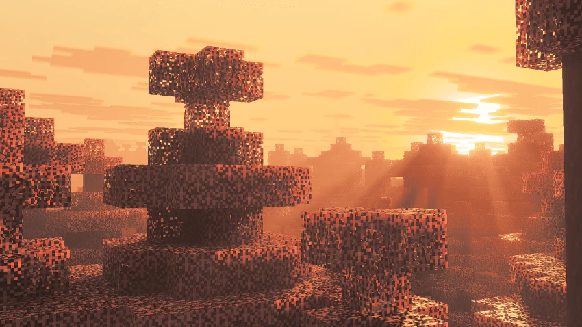 Halloween Autumn Vibrant Visuals Shader (1.21+) – MCPE/Bedrock — screenshot 5