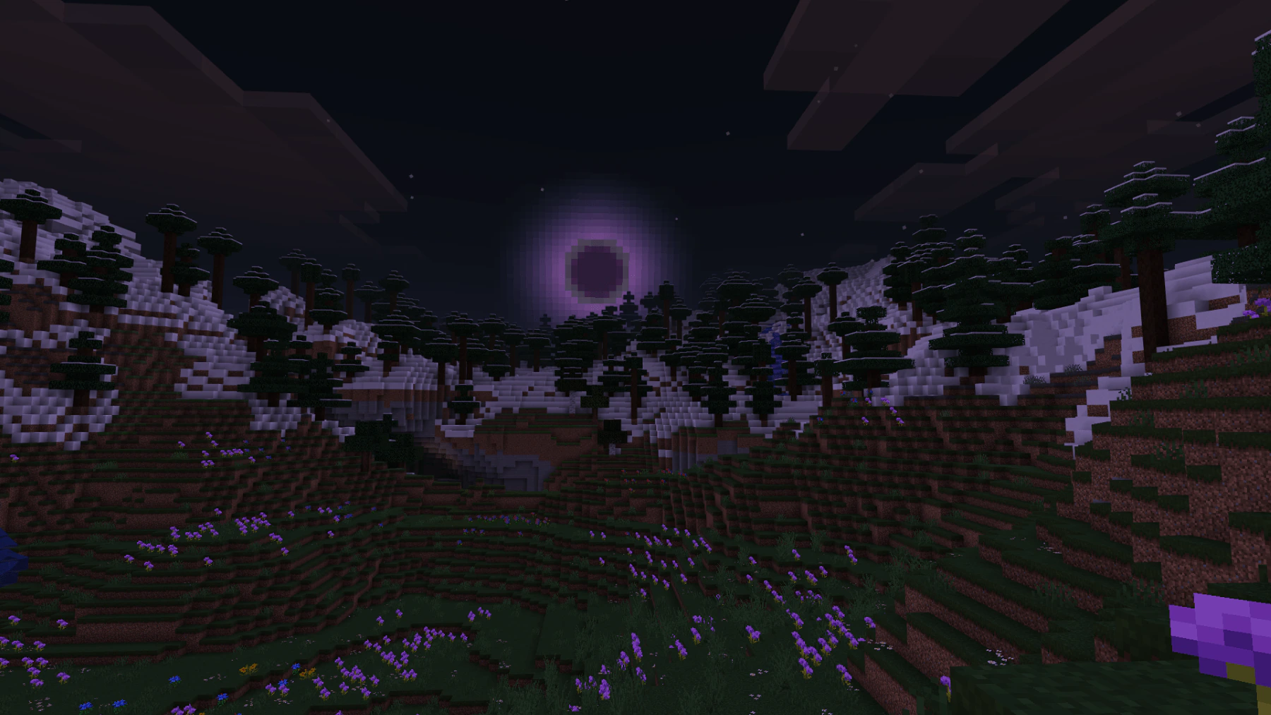 Mystica Shader (1.21.20+) – MCPE/Bedrock Dream Fog Shader — screenshot 5
