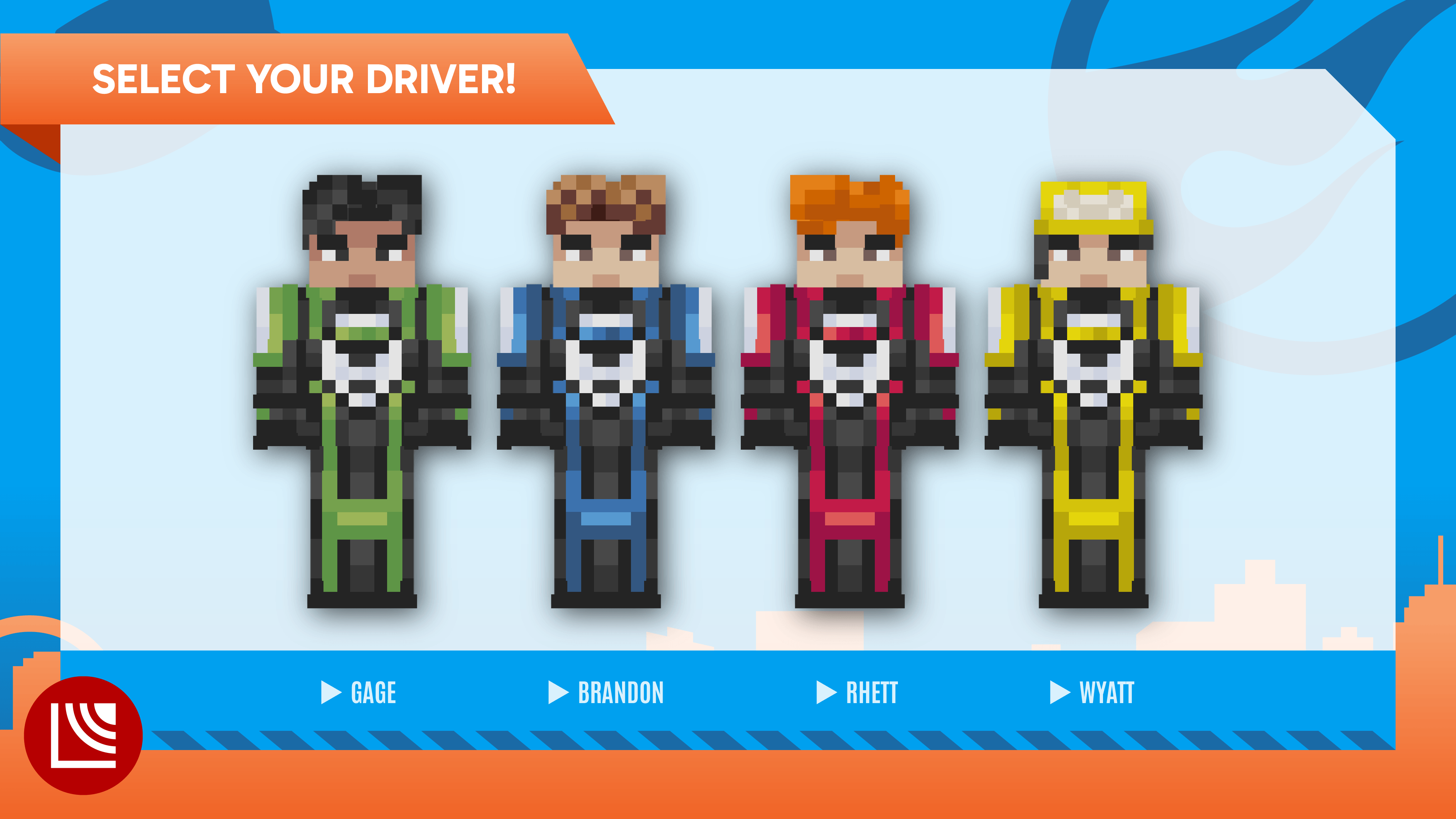 Team Hot Wheels Skin Pack (1.21+) – MCPE/Bedrock — screenshot 1