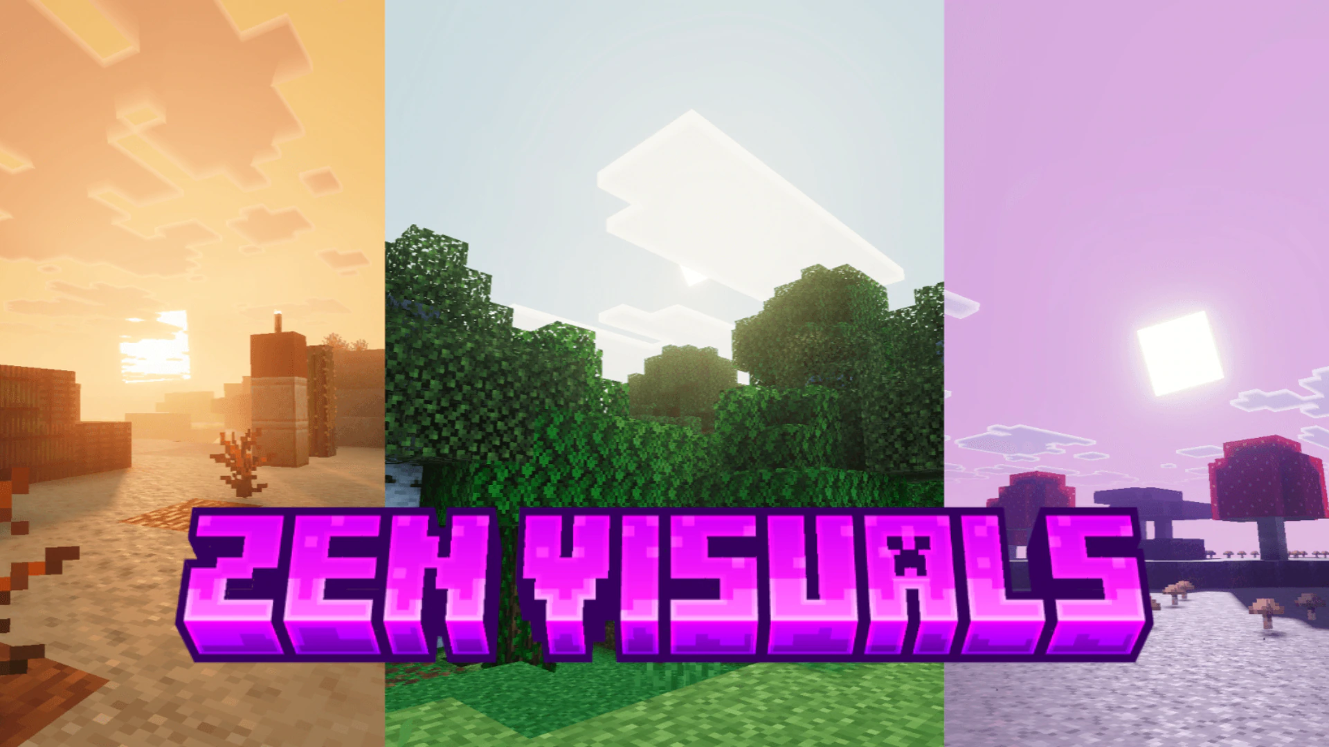 Zen Visuals Shader (1.21+) – MCPE/Bedrock