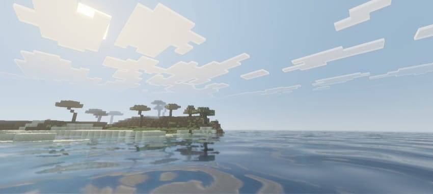 Winter Visual Shader (1.21+) – MCPE/Bedrock — screenshot 1