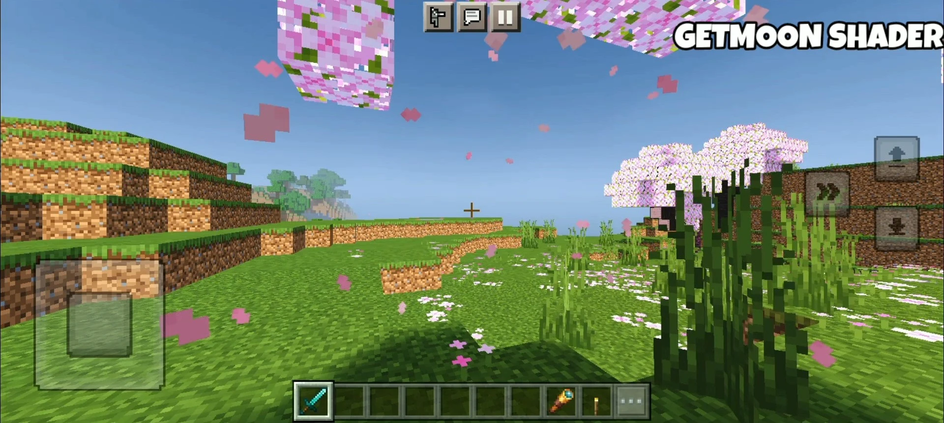 Get Moon Shader (1.21.0+) – MCPE/Bedrock — screenshot 1