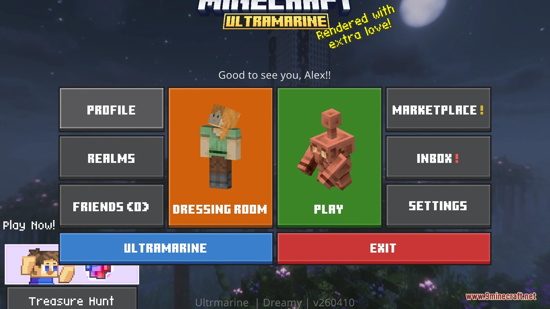 Ultramarine Nightfall Shader (1.26+) – MCPE/Bedrock — screenshot 1