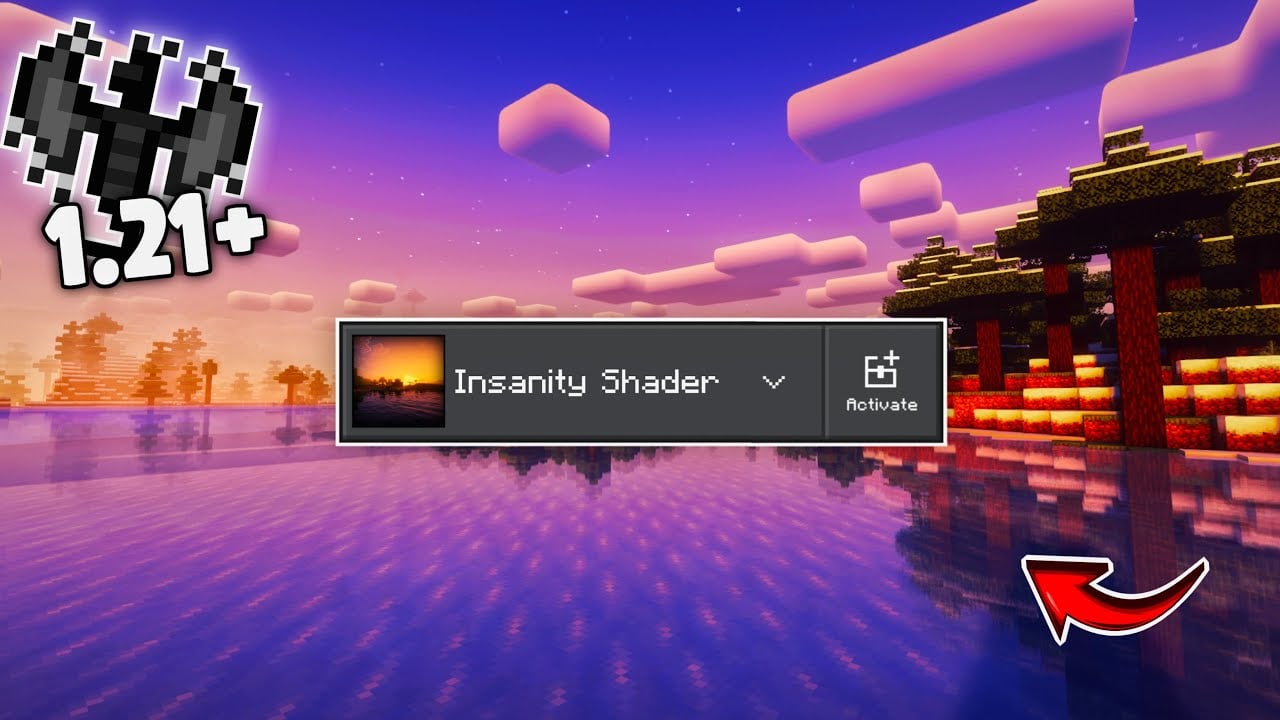 Newb Insanity Shader (1.21.20+) – MCPE/Bedrock — screenshot 1