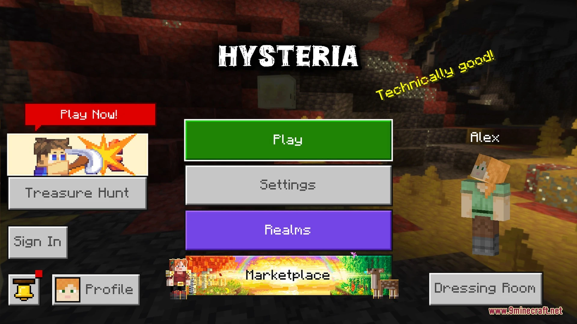 Hysteria Shader (1.21.41+) – Good for Low/Mid-End Device — screenshot 1
