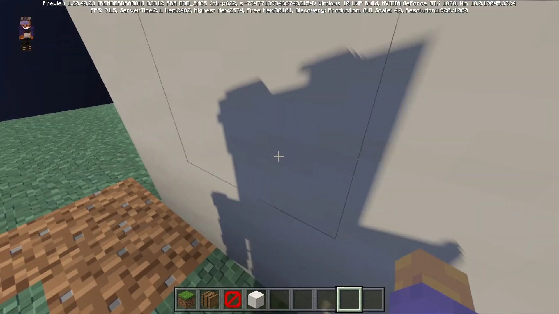 Poggy's First Person Shadow Fix Pack (1.20) – MCPE/Bedrock — screenshot 4