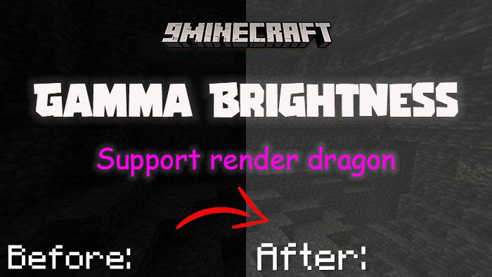 Gamma Brightness Resource Pack (1.19) – Support Render Dragon