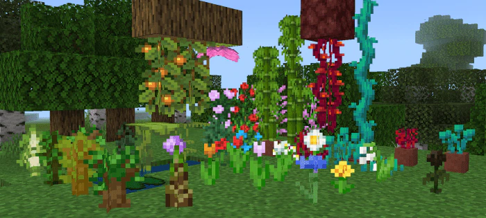 Waving Leaves & Water Shader (1.18) – MCPE/Bedrock — screenshot 2