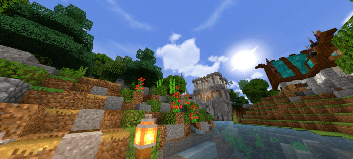 Fused Vanilla Shader VDark (1.18) – MCPE/Bedrock — screenshot 1