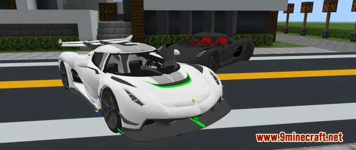 Koenigsegg Jesko Addon (1.19, 1.18) – MCPE/Bedrock Mod — screenshot 1