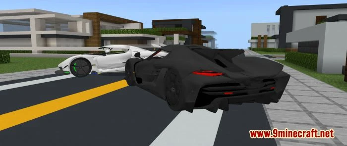 Koenigsegg Jesko Addon (1.19, 1.18) – MCPE/Bedrock Mod — screenshot 2