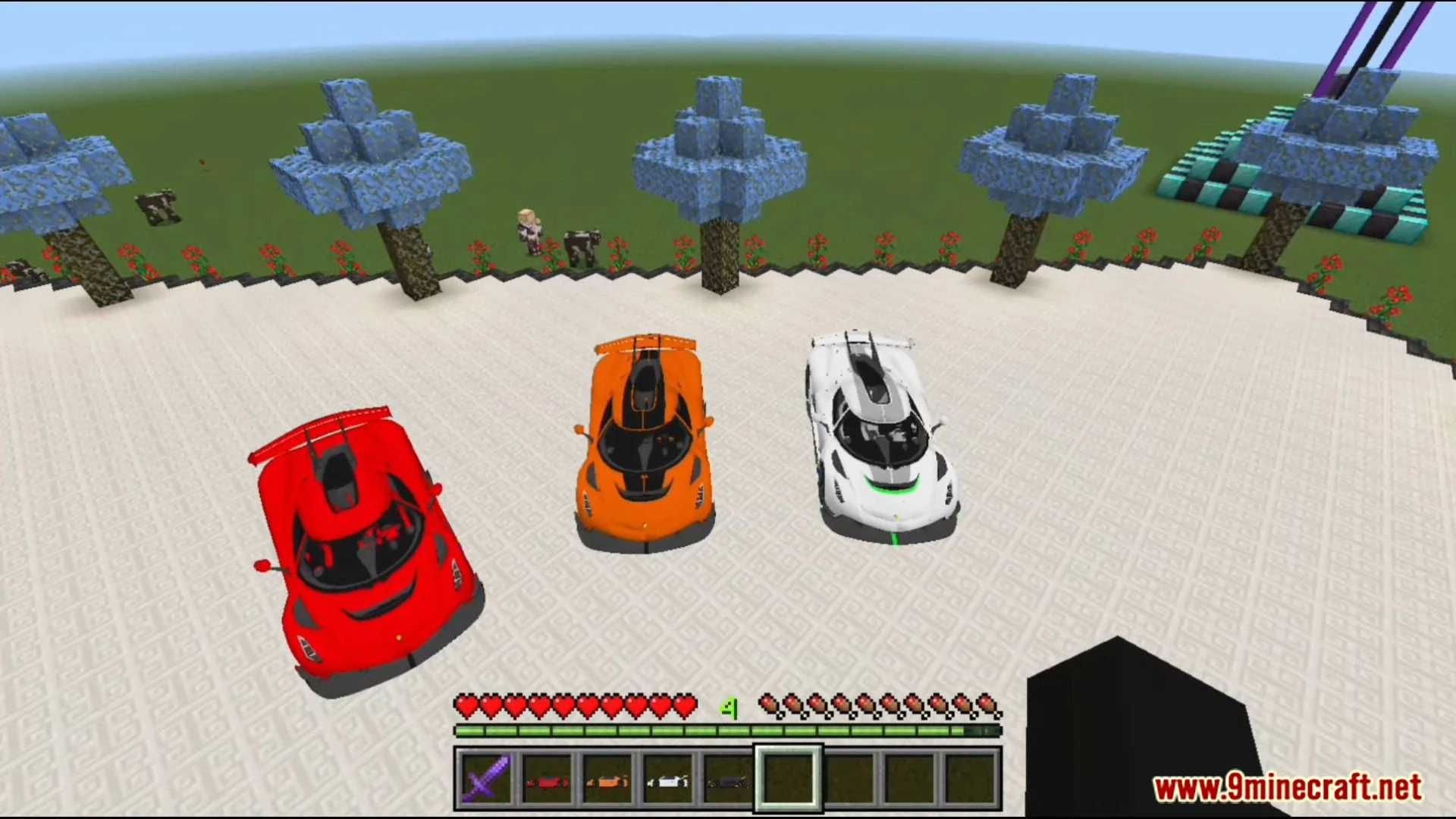Koenigsegg Jesko Addon (1.19, 1.18) – MCPE/Bedrock Mod — screenshot 8
