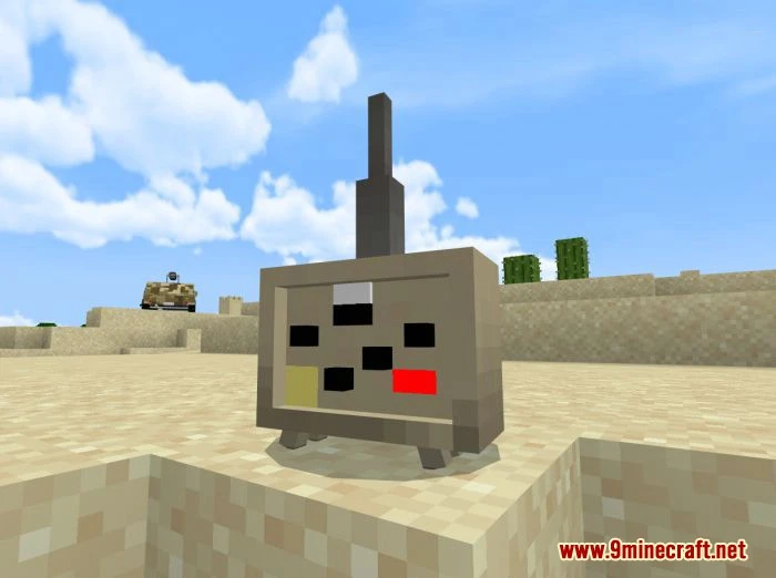Army Tank Addon (1.19, 1.18) – MCPE/Bedrock Mod — screenshot 7