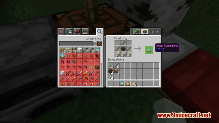 Healing Campfire Addon (1.19) – MCPE/Bedrock Mod — screenshot 2