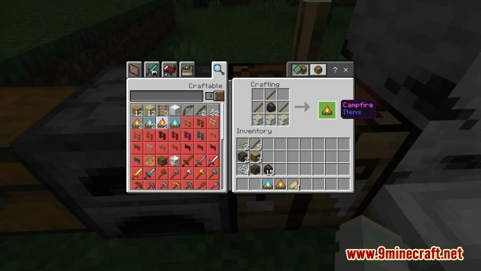 Healing Campfire Addon (1.19) – MCPE/Bedrock Mod — screenshot 3