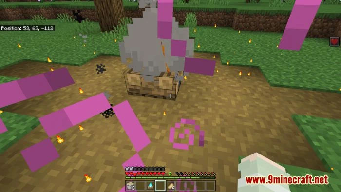 Healing Campfire Addon (1.19) – MCPE/Bedrock Mod — screenshot 5