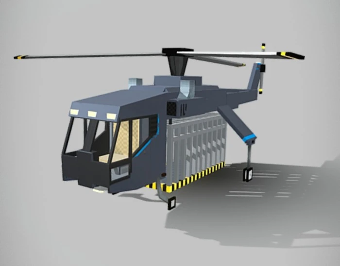 Survival Helicopters Addon (1.19, 1.18) for MCPE/Bedrock Edition — screenshot 2