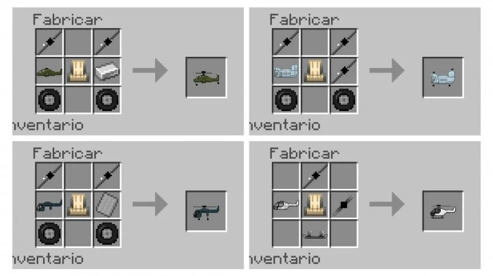 Survival Helicopters Addon (1.19, 1.18) for MCPE/Bedrock Edition — screenshot 7