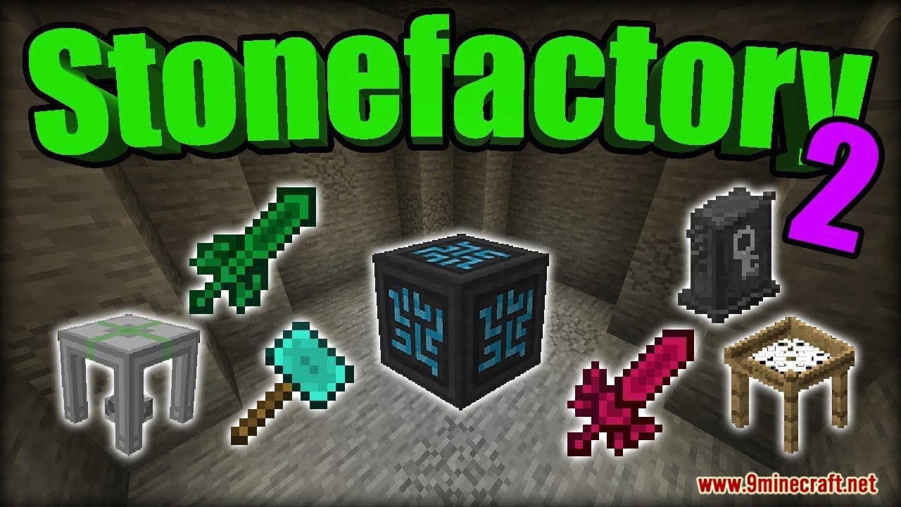 StoneFactory Addon (1.19, 1.18) – SkyFactory for Bedrock Edition