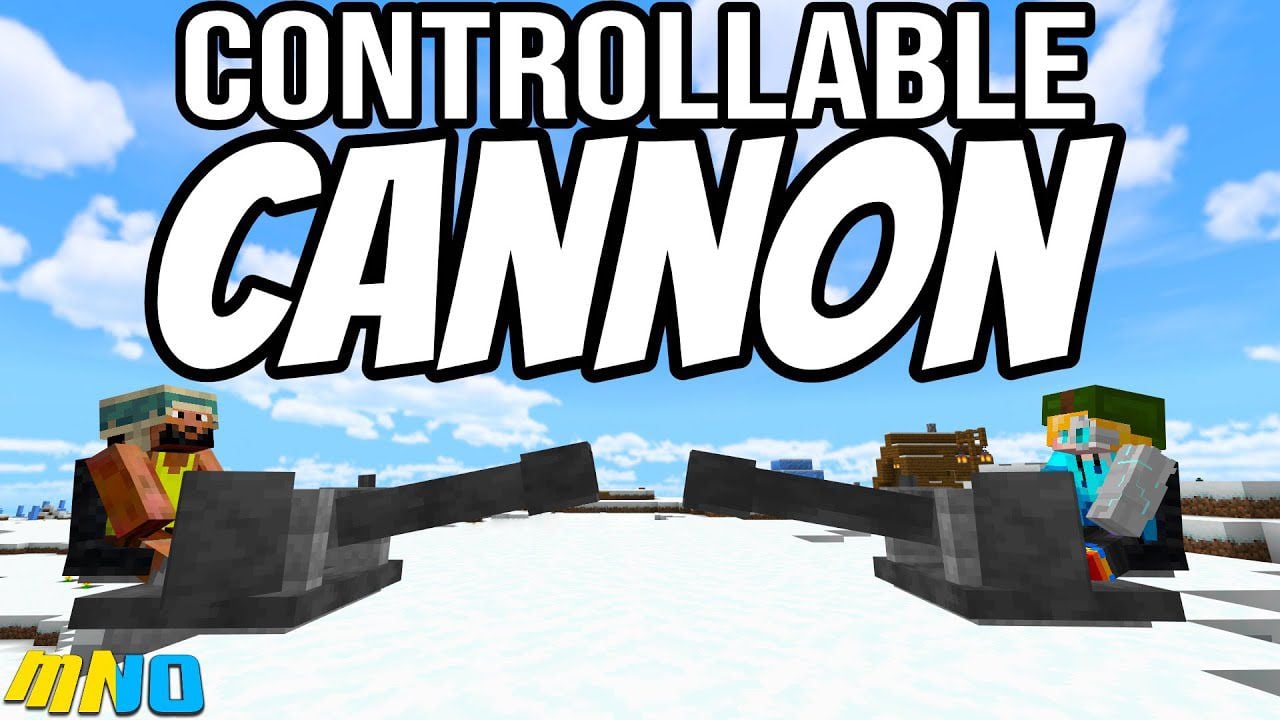 Controllable Cannons Addon (1.19, 1.18) for MCPE/Bedrock Edition