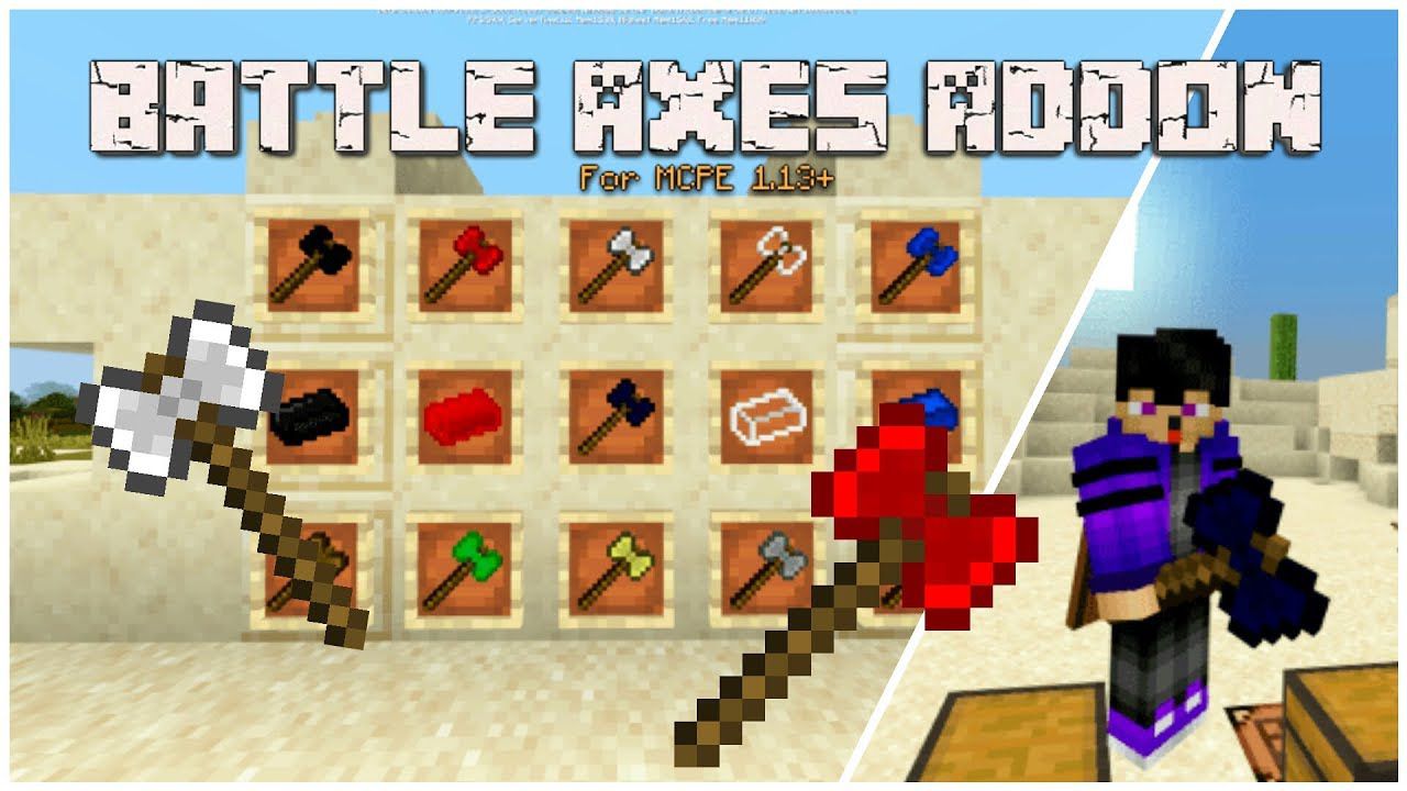 Battle Axe Addon (1.19, 1.18) – 5+ Battleaxes