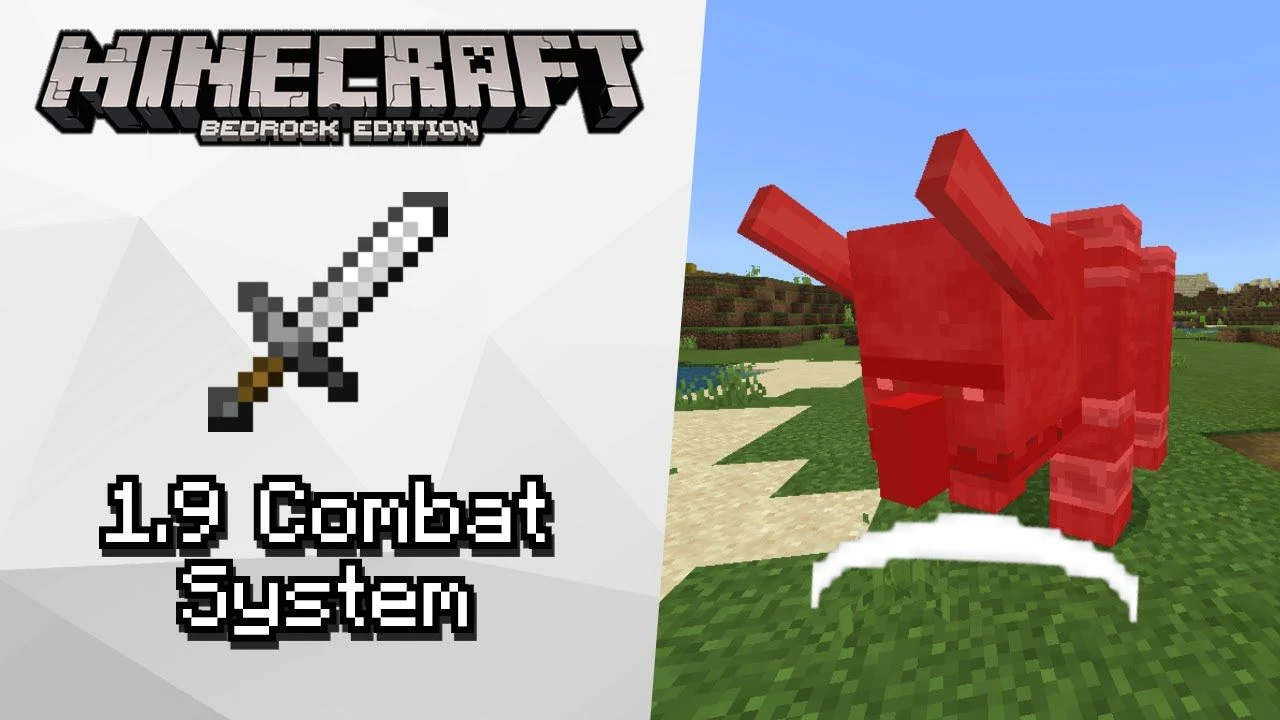 Minecraft Bedrock 1.9 Combat Addon (1.17, 1.16)