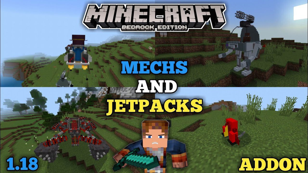 Mechs and Jetpacks (1.18, 1.17) – Destroyer Robot, Heavy Miner