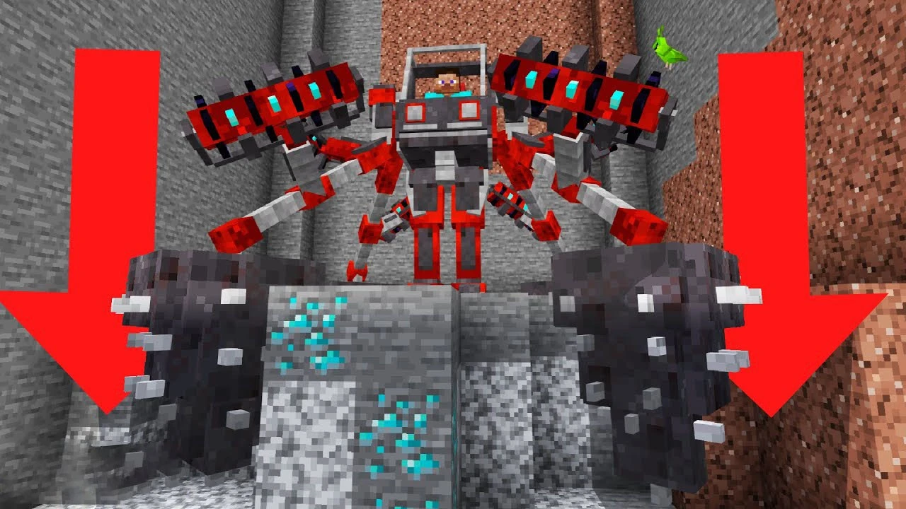 Mechs and Jetpacks (1.18, 1.17) – Destroyer Robot, Heavy Miner — screenshot 4