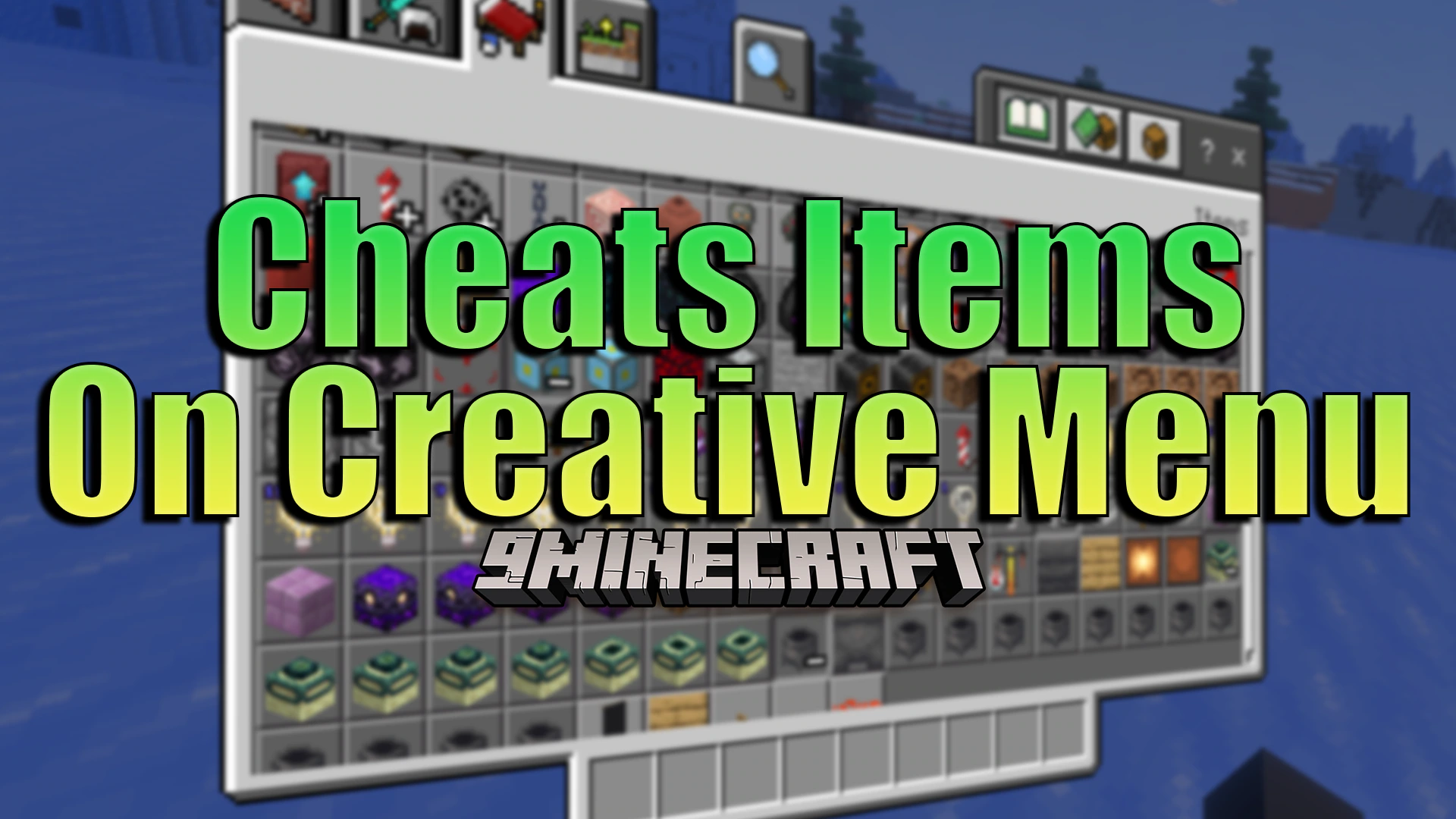 Cheats And Secret Items In The Creative Menu Addon (26.x, 1.21) – MCPE/Bedrock