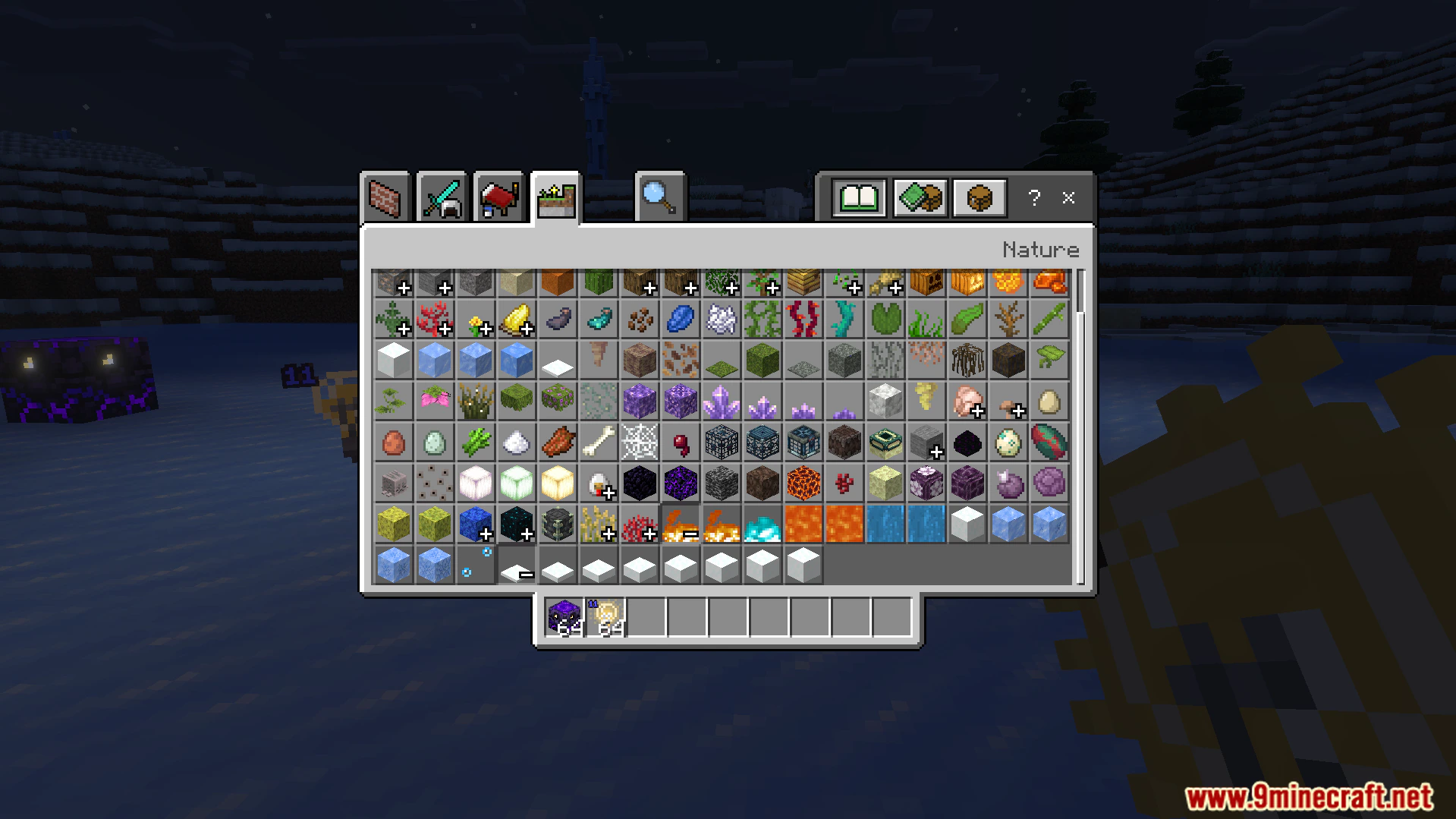 Cheats And Secret Items In The Creative Menu Addon (26.x, 1.21) – MCPE/Bedrock — screenshot 6