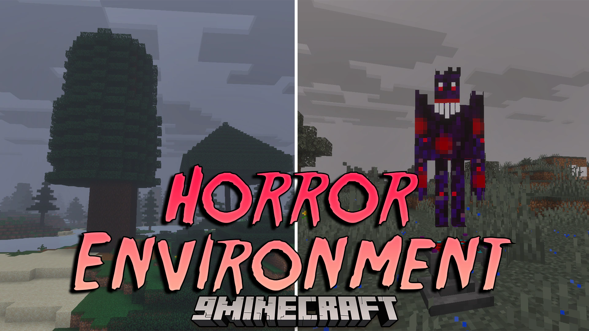 Horror Environment Addon (26.x, 1.21) – Face Deep Fog And The Terrifying Peeker Boss