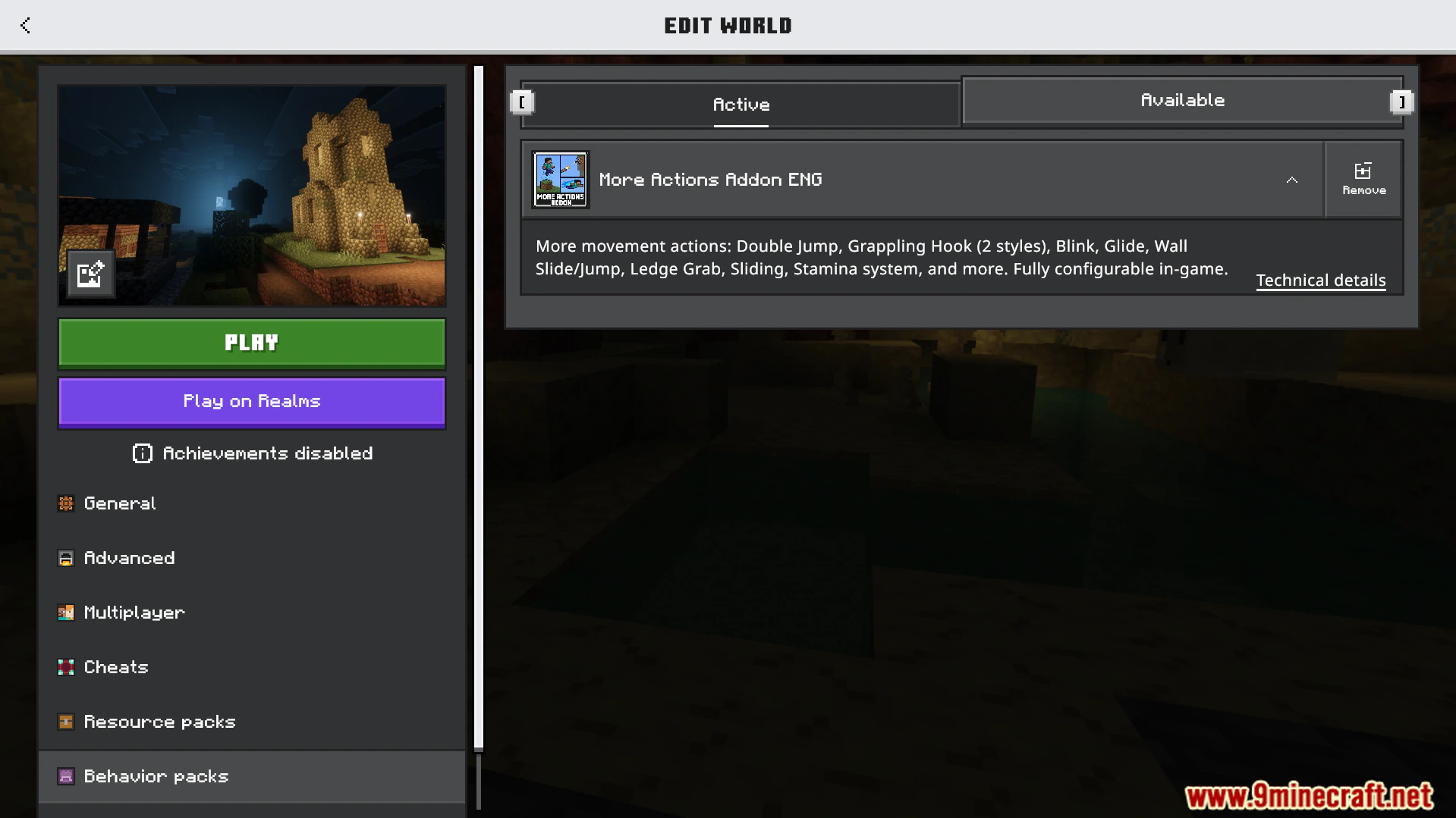 More Actions Addon (26.x) – Master Parkour With Grappling Hooks And Double Jumps — screenshot 1