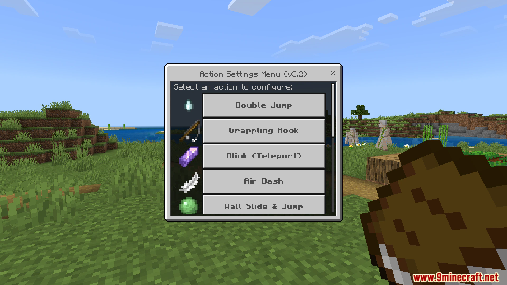 More Actions Addon (26.x) – Master Parkour With Grappling Hooks And Double Jumps — screenshot 2