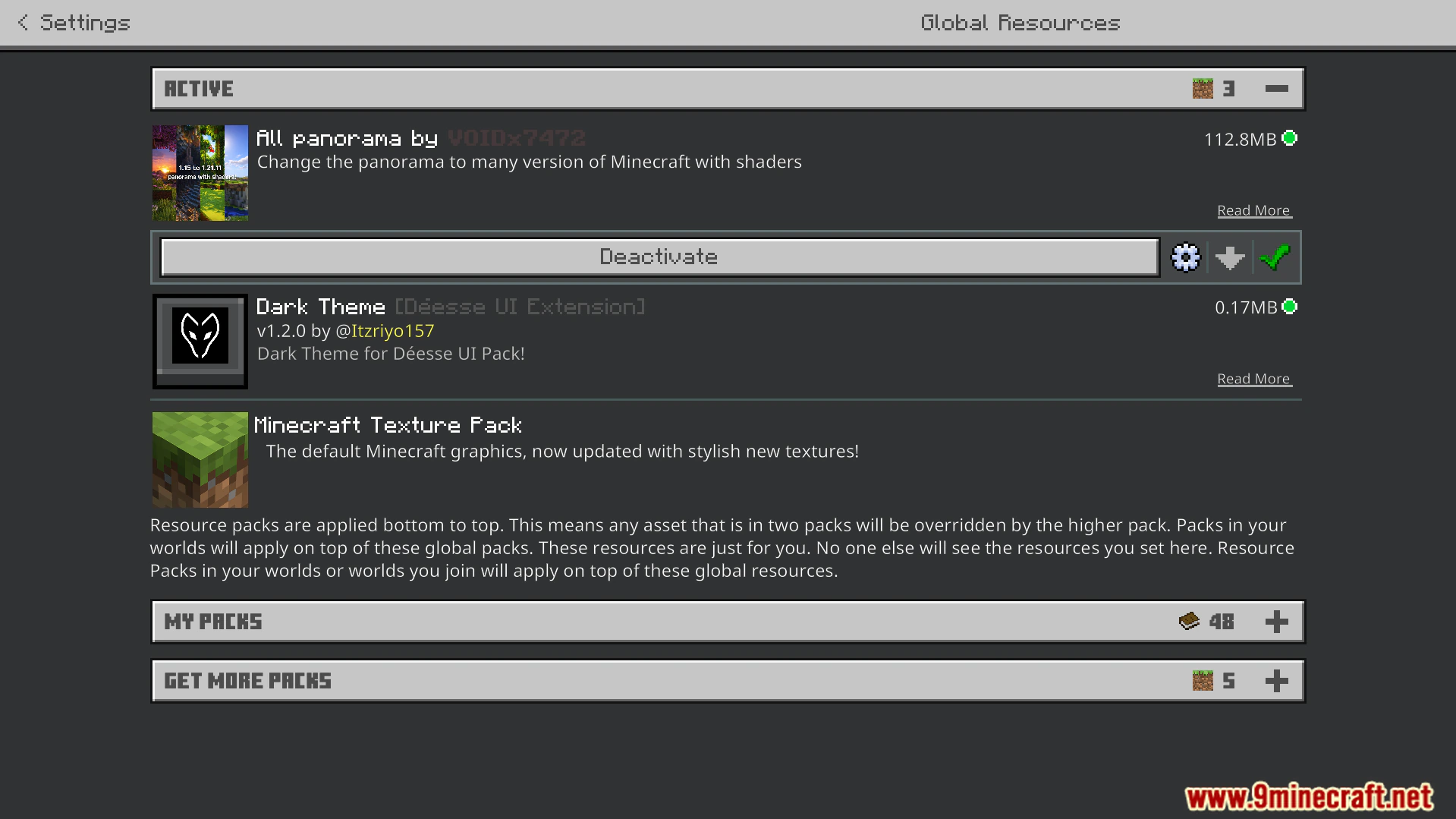 Many Versions Panorama With Shaders Texture Pack (26.x, 1.21) – Shaded Main Menu Panoramas — screenshot 1