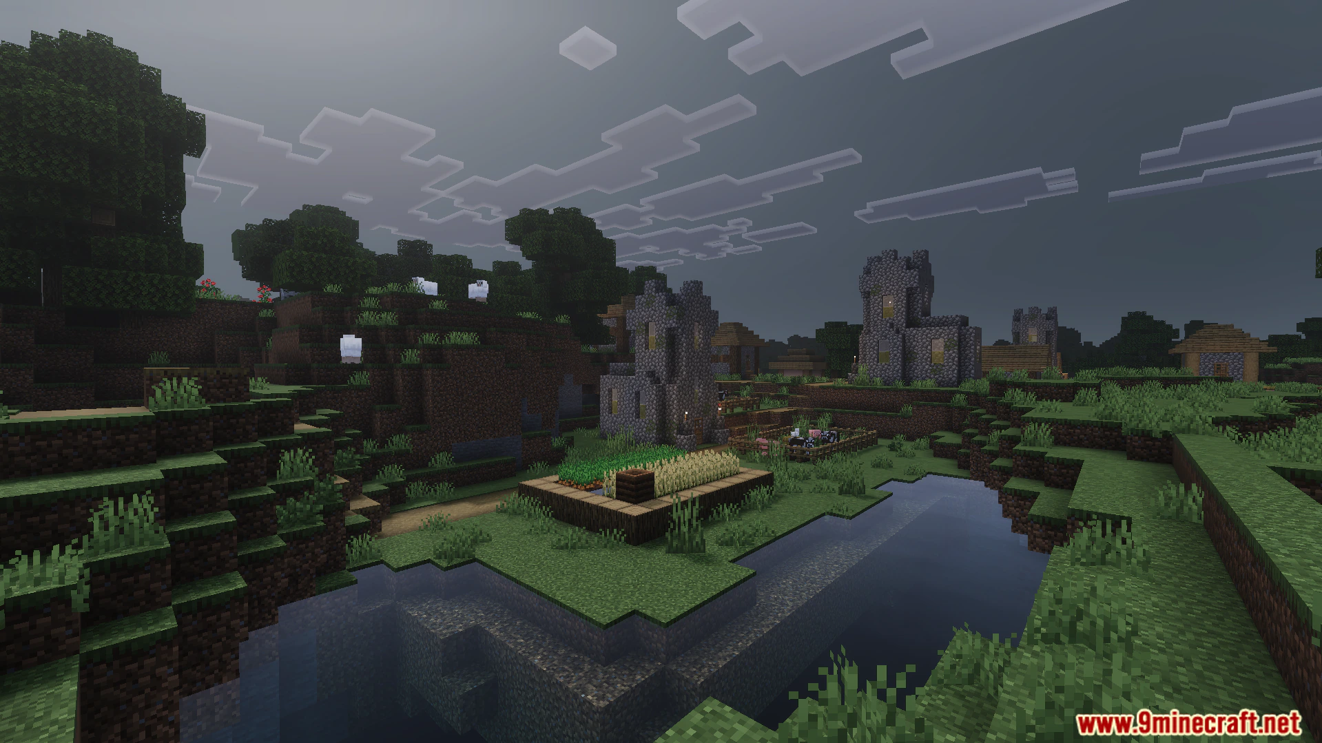 Vibrant Legacy Uncanny Rewrite Shader (1.26+) – Dark Horror Lighting — screenshot 1